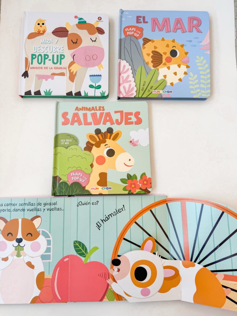Mundo Animal Pop-Up: Libros Interactivos para Curiosos Pequeñitos