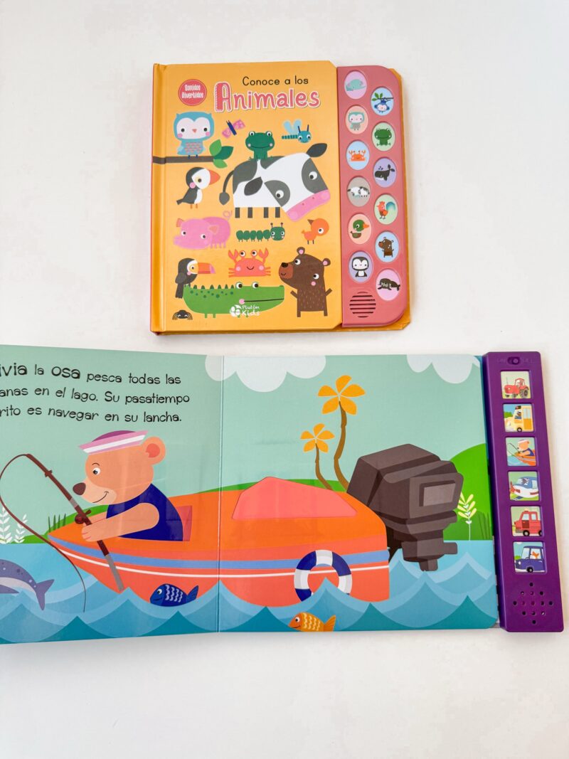 Libros con sonidos : Escucha, Aprende y Juega
